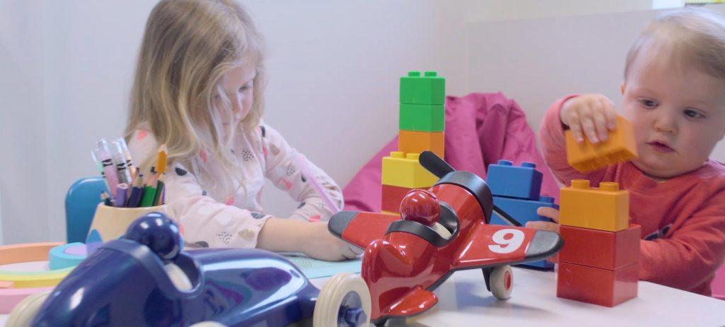 Kids playing in Dentalspa Geelong kid's room